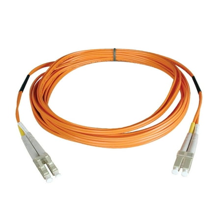 Tripp Lite 6.56' OM1 62.5/125 Multimode Duplex LC to LC Fiber Optic Patch Cable, Orange