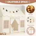 thumbnail image 4 of Wilwolfer Kids Play Tent for Toddlers with Star Lights & Play Mat Girls Indoor Playhouse Baby Toys, 4 of 8