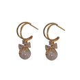thumbnail image 3 of Sonducket 1 par de pendientes colgantes con lazo, colgante de perla a la moda, vacaciones, cumpleaños, boda, aniversario, fecha, joyería de viaje para Ropa, zapatos y accesorios Miscelánea Sonducket AP011337-00, 3 of 6