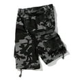 thumbnail image 5 of cllios Camo Cargo Shorts for Men Summer Tactical Athletic Shorts Comfortable Workwear Cargo Shorts with Multi Pockets Cargo Shorts for Men Under $5 Gray,XL, 5 of 8