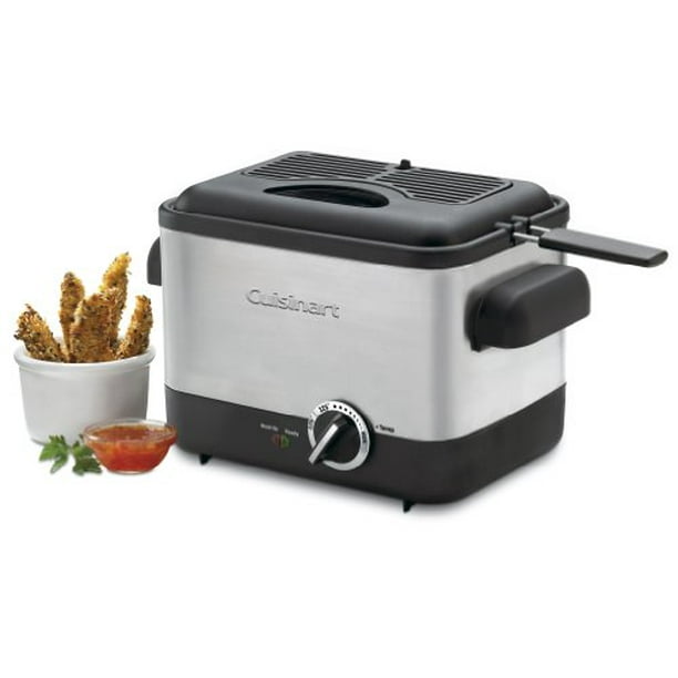 Cuisinart CDF100C Compact Deep Fryer, SILVER/BLACK Walmart.ca