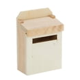 thumbnail image 1 of Mini buzón de de madera, buzón de para manualidades DIY, buzón de para 1/12, muebles para niños, conjunto de Hugo Buzón de casa de muñecas, 1 of 4
