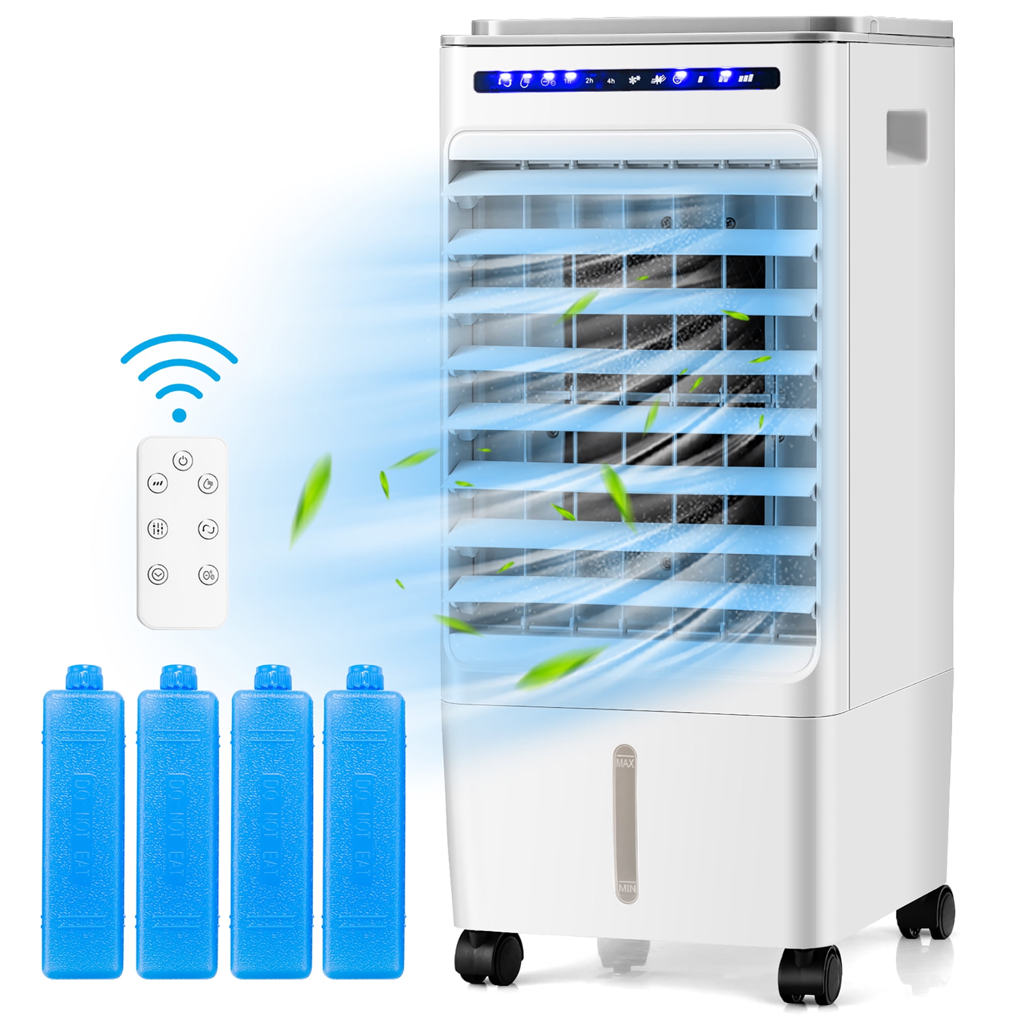 Details about   Evaporative Portable Air Conditioner Cooler Fan with Remote Control 3 Fan Modes 