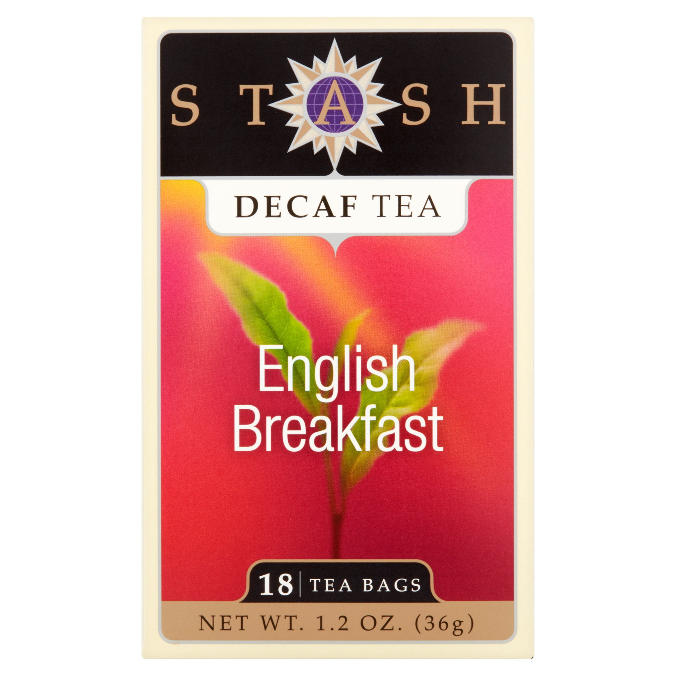 Stash Tea Tea Decaf Engl Brkfst,18 Bg (Pack Of 6)