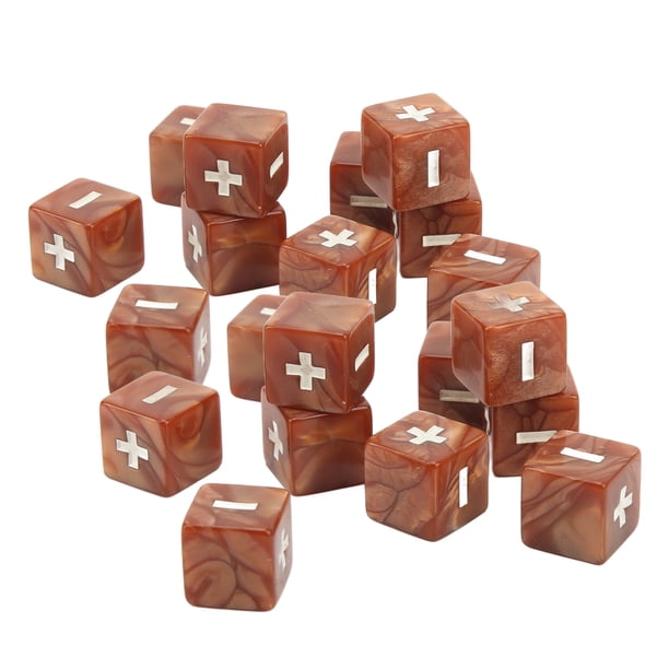 Juego De Dados De Matemáticas, Desarrollo De Inteligencia Signo De Enseñanza De Matemáticas Dados De Plástico Para Educación Infantil ANGGREK Marrón