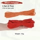 thumbnail image 4 of Uxcell Cuerda Reflectante de 2 MM 66FT para Camping [2PCS] - Cuerda de 3 Hebras para Tiendas de Camping y Lonjas [Rojo, Naranja], 4 of 7