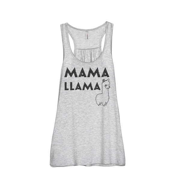 Thread Tank Mama Llama Women Sleeveless Flowy Racerback Tank Top