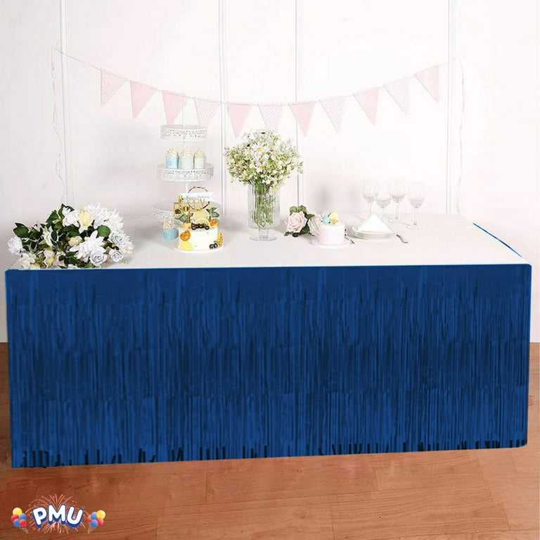Fringe table skirt walmart hot sale