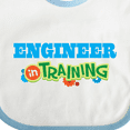 thumbnail image 4 of Inktastic Engineer in Training Boys or Girls Baby Bib, 4 of 4
