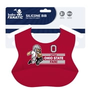 BabyFanatic Officially Licensed Unisex Silicone Baby Bib - NCAA Ohio State Buckeyes