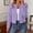 Green, variant on Women Round Collar Open Front Cropped Blazer Gold Button Long Sleeve Elegant Casual Short Jacket White XXL