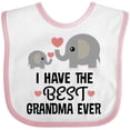 thumbnail image 3 of Inktastic Grandkids Best Grandma Ever Boys or Girls Baby Bib, 3 of 4