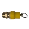 thumbnail image 2 of 3/8 Male Air Compressor Pressure Piping Safety Regulator Solid Brass, 2 of 6
