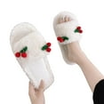 thumbnail image 3 of Vedolay Women's Slippers Cozy Warm House Shoes Comfort Slip On House Slippers for Women White,41, 3 of 5