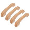 thumbnail image 6 of Monyance kitchen door handles for cabinets Handles Wood Pulls Knobs Pull Drawer Kitchen Cabinet Cabinets Handle Cupboard Wooden Dresser Door Unfinished Furniture(5.98X1.1X0.59Inches), 6 of 10