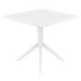 thumbnail image 3 of Siesta ISP106-WHI Table Carrée Ciel de 31 Po Blanc, 3 of 7