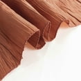 BalsaCircle 72x72 in Terracotta Square Accordion Crinkled Taffeta Table ...