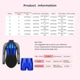 thumbnail image 3 of iiniim Kids Girls Dance Outfits Long Sleeve Shiny Rhinestones Gymnastic Leotards with Metallic Shorts Set Activewear Blue 12, 3 of 7