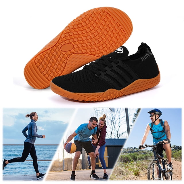 Deporte Fitness Zapatos Trekking Livianos Punta Ancha Unisex Anchos Descalzos Sin Deslizamiento Transpirable para Subir Caminatas