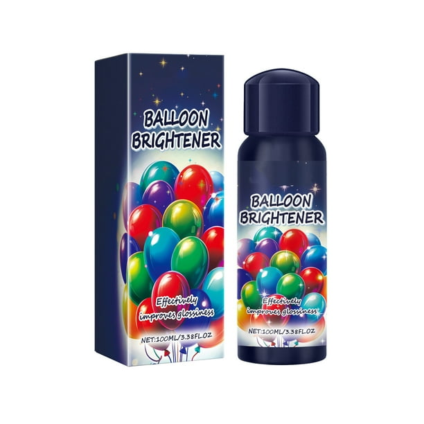 Abrillantador de globos: spray abrillantador,abrillantador de globos de látex con boquilla pulverizadora ultrafina,botella pulverizadora de globos abrillantador de 100 ml para iluminar