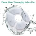 thumbnail image 5 of Cat Water Fountain Filter, Triple Action Fountain Filter for Cat Fountain Replacement with High Intensity Cotton, Charcoal for 2-2.5L Water Fountain (, 5 of 5