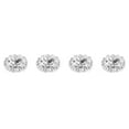 thumbnail image 2 of Crystal Rhinestone Button Flat back Decoration DIY 15mm 10 Pcs Clear, 2 of 8