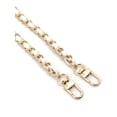 thumbnail image 1 of Innerwin Purse Strap Handbag Adjustable Straps Crossbody Belt Fashion Replacement Chain Shoulder Light Gold Chain (White Leather), 1 of 2