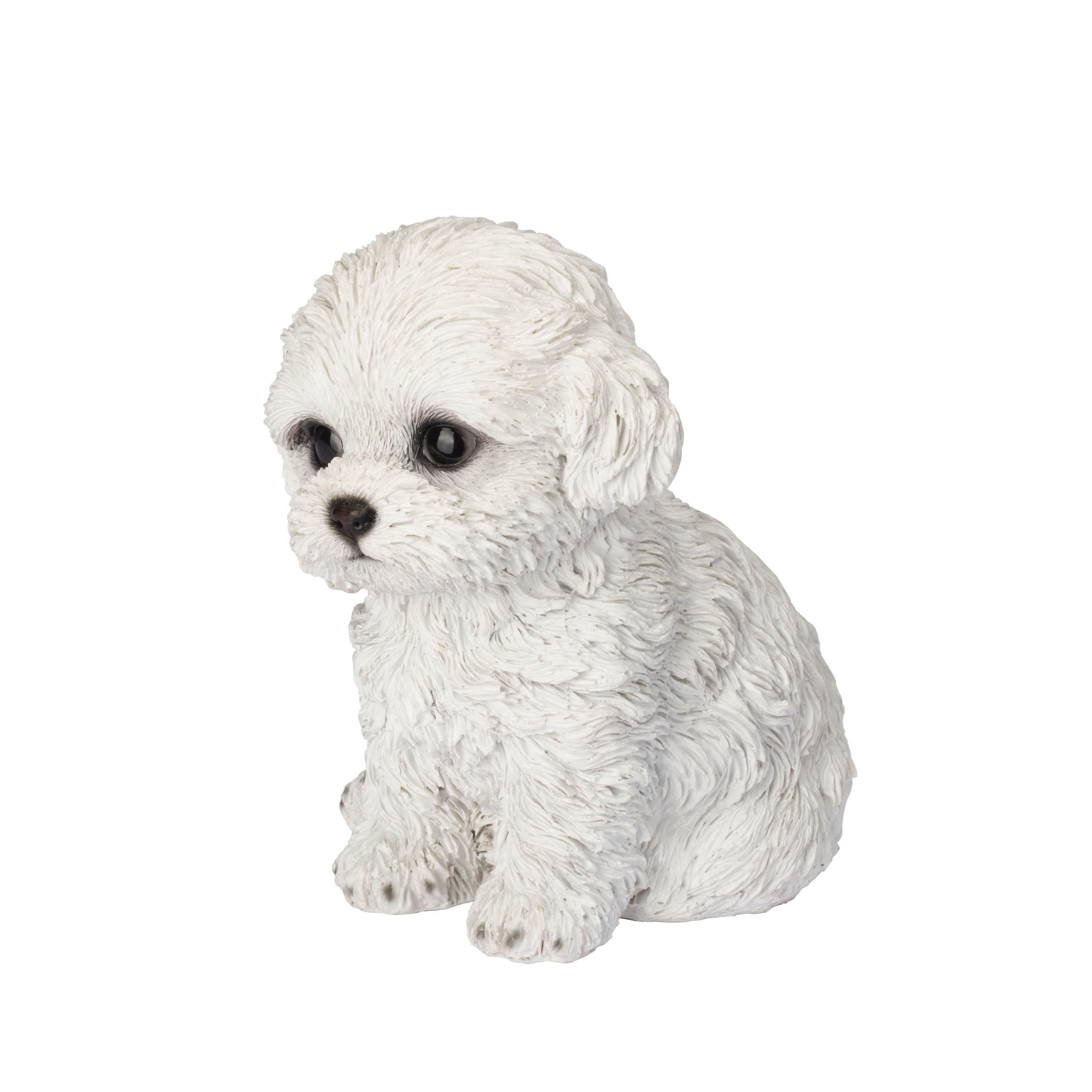 SOREAL White Labradoodle Decorative Puppy Figurine for Home & Garden Décor, Handpainted Polyresin Dog Statue, Realistic Design | Gift for Dog Lovers | Weather-Resistant Indoor/Outdoor Decor