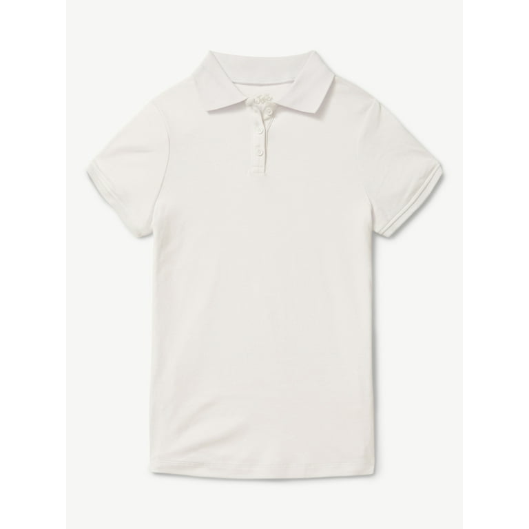 White polo t outlet shirt girls