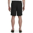 thumbnail image 2 of Harbor Bay by DXL Men's Big and Tall  Big and Tall Men's Waist-Relaxer Pleated Shorts, Black, 42W,  Regular, 2 of 7