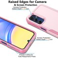 thumbnail image 6 of Samsung Galaxy A15 5G Phone Case, with Tempered Glass Screen Protector,Takfox Dual Layer Shockproof Heavy Duty Rugged Hybrid Drop Full Body Protection Cover for Galaxy A15 5G ( Rose Gold ), 6 of 13