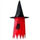 thumbnail image 3 of Fantasma Iluminado Con Sombreros Bruja Espeluznante Halloween () Rojo, 3 of 4