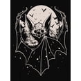 thumbnail image 2 of Women's Sports Short Sleeve T-Shirt - Comfortable, Stylish, Breathable, Moisture-Wicking, Bat Pattern Design for Sports, Fitness, Yoga, and Daily Life Activities, 2 of 6