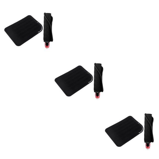 Transemion Tapis de Protection en Fer Plat Accessoires de Coiffeur pour Protéger No.2 3Set