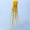thumbnail image 2 of 8M Flying Octopu con Mango Y Cuerda Sin Marco para Principiantes Long Tail Amarillo Sunnimix volar cometas, 2 of 7