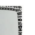 thumbnail image 3 of Ambesonne Trippy Fitted Sheet, Aztec Mystic Old, Twin Size, Black White, 3 of 3