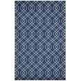 thumbnail image 2 of Safavieh Amherst Roseann Geometric Area Rug, Navy/Beige, 5'3" x 8', 2 of 11