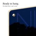 thumbnail image 5 of Niagara Falls, Falls and Green Lights at Night Birch Wood Wall Sign (6x9 Rustic Home Decor, Ready to Hang Art), 5 of 5
