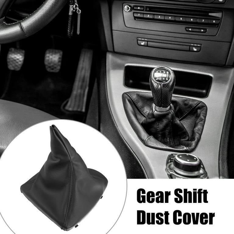 Car Gear Shift Boot Cover, PU Leather Gear Shifter Knob Dust Cover,  Waterproof Shift Knob Cover Boot Gear Gaiter Cover, Auto Accessories  Suitable for