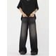 thumbnail image 4 of Pantalones vaqueros para mujer, estilo americano, sencillos, retro, degradados, combinables, encantadores, informales, holgados, de calle, elegantes, de pierna ancha, para estudiantes, nuevos, 4 of 6