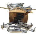 thumbnail image 1 of (Paquete de 50) Soporte para canalón de lluvia oculto de suspensión rápida premium de 5 pulgadas con tornillo preinsertado, 1 of 1