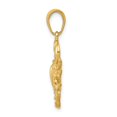 thumbnail image 2 of Diamond2Deal 14k Yellow Gold Scorpion Pendant for Men (L- 0.93 inch, W- 0.4 inch), 2 of 5