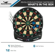 Narwhal Revolution Electronic Dartboard with 30 Games, Cricket Scoring and 6 Plastic Tip Darts