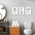 thumbnail image 3 of (2 pack) American Art Decor Bathroom 8" x 10" 3-Piece Print Set, 3 of 7