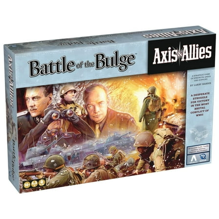 Renegade Games: Axis & Allies - Battle of the Bulge - WWII Strategy Board Game, Germany Or USA & UK, Miniatures War Game, Ages 14 , 2 Players, 4hrs