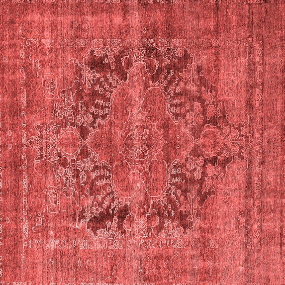 Ahgly Company Indoor Square Persian Red Traditional Area Rugs, 3' Square