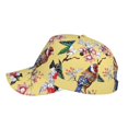 thumbnail image 5 of Naloa Original Classic Low Profile Hat Men Women Baseball Cap Dad Hat Adjustable Unconstructed Beautiful Bright Birds And Flowers Print Cap, 5 of 9