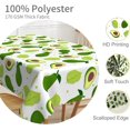 thumbnail image 3 of 60x84inches Fruits Tablecloth Avocado Fruit Green Leaf Rectangle Table Cloth Waterproof and Stain Resistant Table Cover for Kitchen Dining Room Picnic Patio Indoor Outdoor Party Decors, 3 of 7