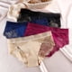 thumbnail image 5 of Gibobby Calzoncillos de encaje para mujer Moda de mujer Sexy Mediados de cintura Ropa interior Calzoncillos a rayas de color Ropa interior de encaje Bragas de mujer(Caqui,CH), 5 of 5