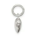 thumbnail image 2 of White Sterling Silver Charm Pendant 18 mm 10 Puff Heart, 2 of 3